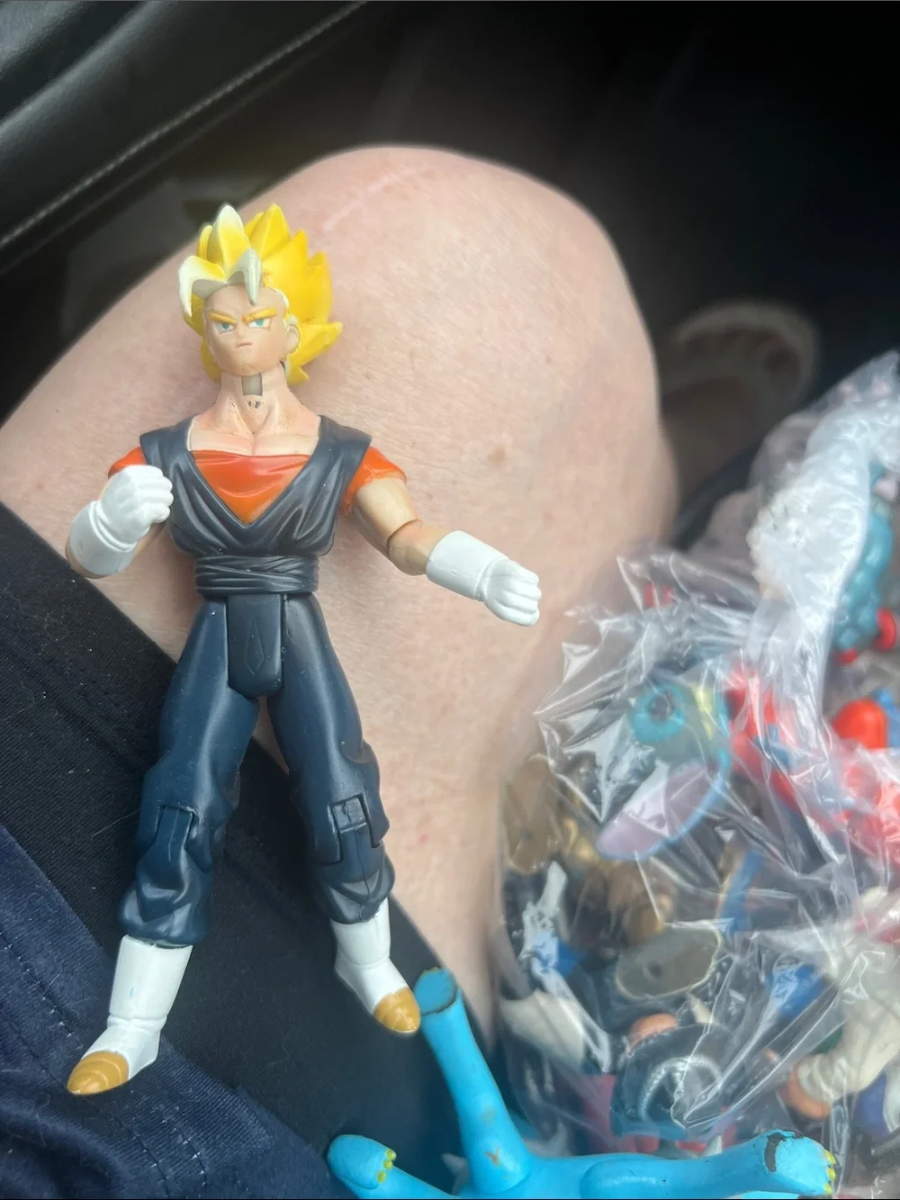Jakks Pacific Dragon Ball Z Super Saiyan Vegito action figure.
